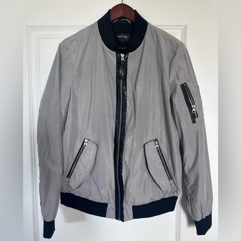 Mackage lined bomber jacket